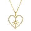 HASEL HEART DIAMOND NECKLACE
