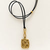 CARLEE SNAKE RECTANGLE NECKLACE