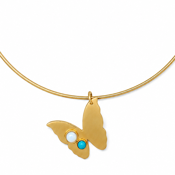 BAILEY CUT OUT BUTTERFLY { LARGE} NECKLACE