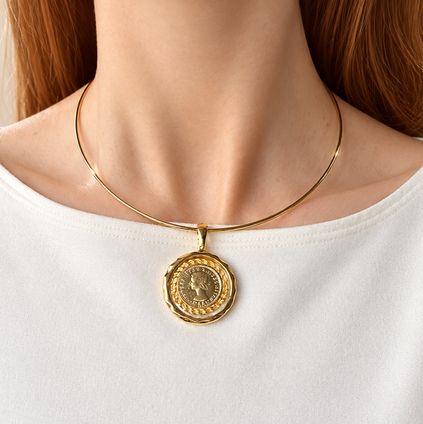 KAMI COIN DISC NECKLACES