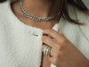 EMILIA CUBAN LINK STONE NECKLACE