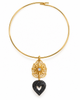 BAILEY CUT OUT DOUBLE DROP NECKLACE