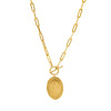 RYLEY OVAL DISC PENDANT