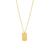 SLOANE TRIPLE BUTTERFLY TAG NECKLACE