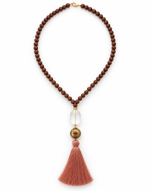 WYNTER TASSEL BEADED NECKLACE