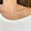 C - OLD ENGLISH INITIAL NECKLACE - 1/4"