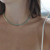VIXY TURQUOISE TENNIS NECKLACE