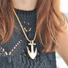 DELILAH ANCHOR NECKLACE