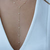EMILY DIAMOND LARIAT NECKLACE