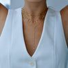 EMILY DIAMOND LARIAT NECKLACE