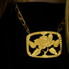 LAYLA ROSE PLATE BEADED STATEMENT NECKLACE