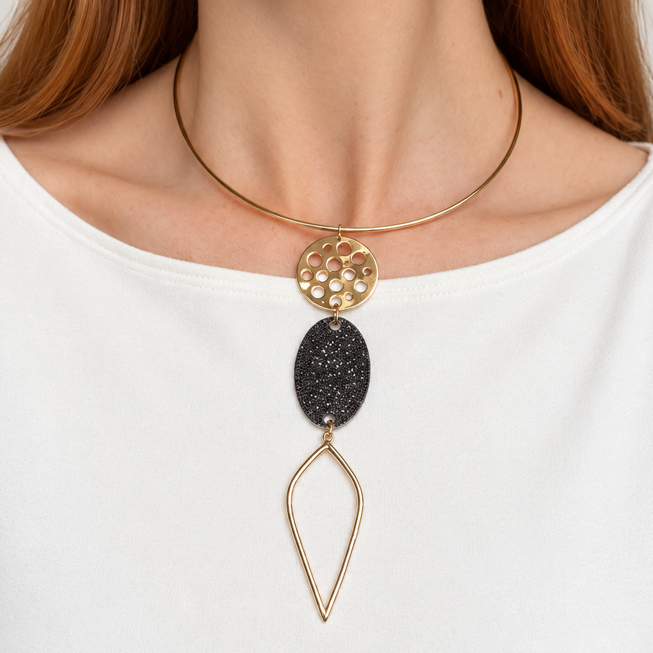 GARA TRIPLE DROP NECKLACE