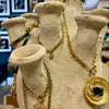 PERI BRAIDED SWIRL PENDANT NECKLACE
