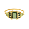 GEMMA GREEN WITH ENVY TOPAZ AND PERIDOT REGAL RING