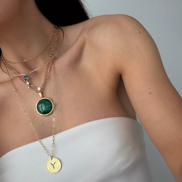 NEW YORK SUBWAY TOKEN NECKLACE