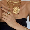 ILIA AZTEC BURST STATEMENT  NECKLACE