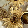 NIKKI FLOWER THREE QUARTER BURST  STATEMENT  NECKLACE