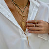 SLOANE TRIPLE BUTTERFLY TAG NECKLACES
