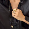 TIA WOOD BEADED NECKLACE