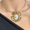 ILANA DIAMOND SHIELD NECKLACE