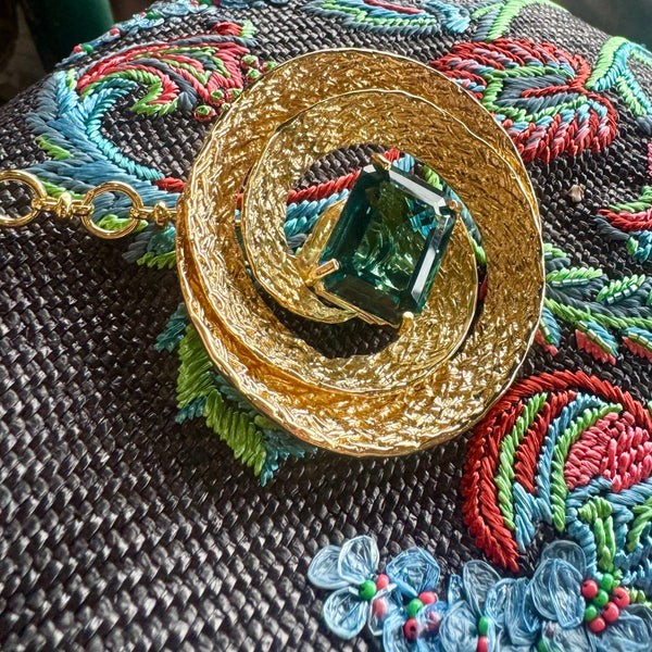 DERBY BRAIDED BLUE / GREEN TOURMALINE