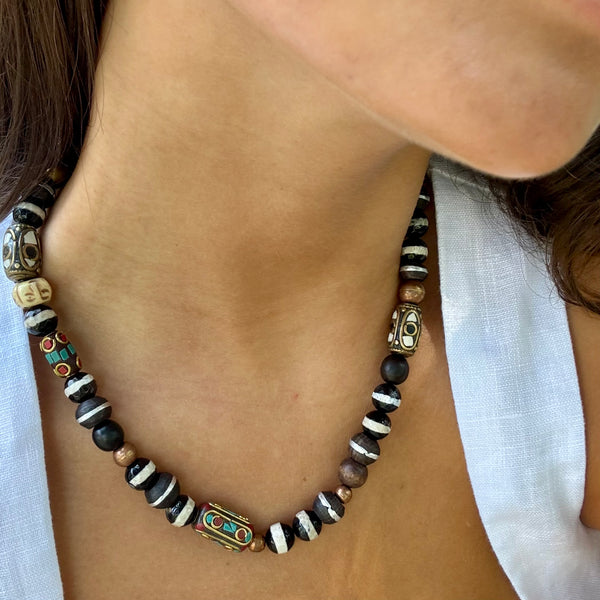 CHARLOTTE RAYE BEADED NECKLACE