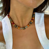 EDI MIXED MEDIA BEADED NECKLACE