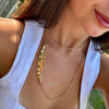 KATIE  ELONGATED  LEAF NECKLACE