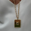 PACI DOTTED RECTANGLE NECKLACE