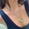 KAMI COIN ENAMEL DISC NECKLACE