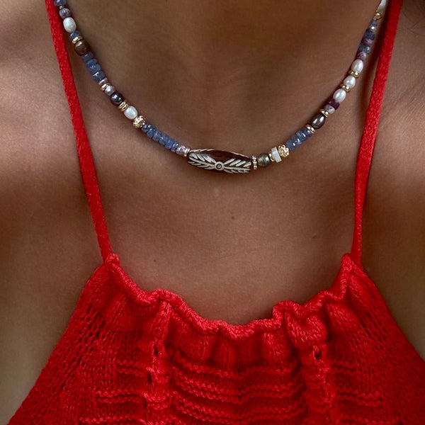RAYE  BEADED NECKLACE
