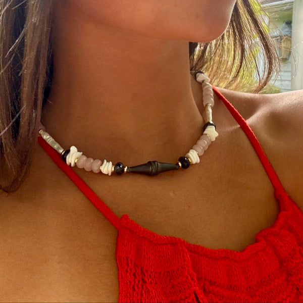 MIA RAYE BEADED NECKLACE