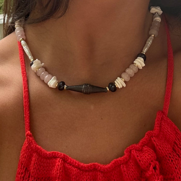 MIA RAYE BEADED NECKLACE
