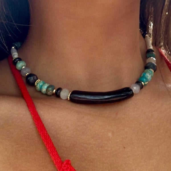 PENELOPE BEADED NECKLACE