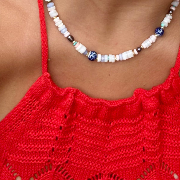 FELICITY SKYE  BEADED NECKLACE