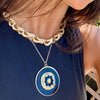 NADDIE SWIRL  LINK CHAIN NECKLACE