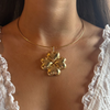 WILLA  CLOVER HEART PENDANT NECKLACE