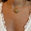 MARI BURST DISC NECKLACE  NECKLACE