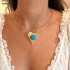 TALLIE HEART PENDANT NECKLACES