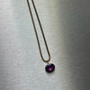 AVRA AMETHYST PENDANT NECKLACE