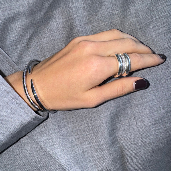 LARA SILVER CLAW BRACELET