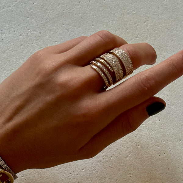 SYLVIE TRIPLE WRAP DIAMOND  RINGS