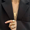 RYLEY OVAL DISC PENDANT