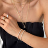 JADEN PRINCESS CUT TENNIS BRACELET - CZ