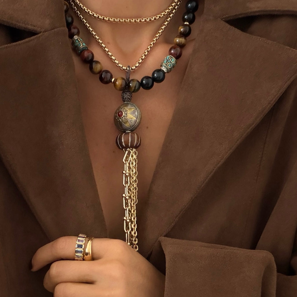 ORLY TASSEL DROP NECKLACE