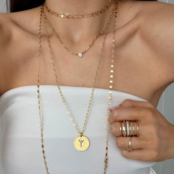 NEW YORK SUBWAY TOKEN NECKLACE