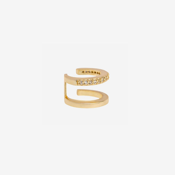 JADE PAVE EAR CUFF