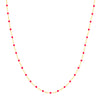CLARA ENAMEL PIATTO CHAIN NECKLACE