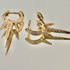 EMILY TRIPLE SPIKE DROP EARRINGS