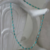 FIA TURQUOISE BEADED NECKLACE